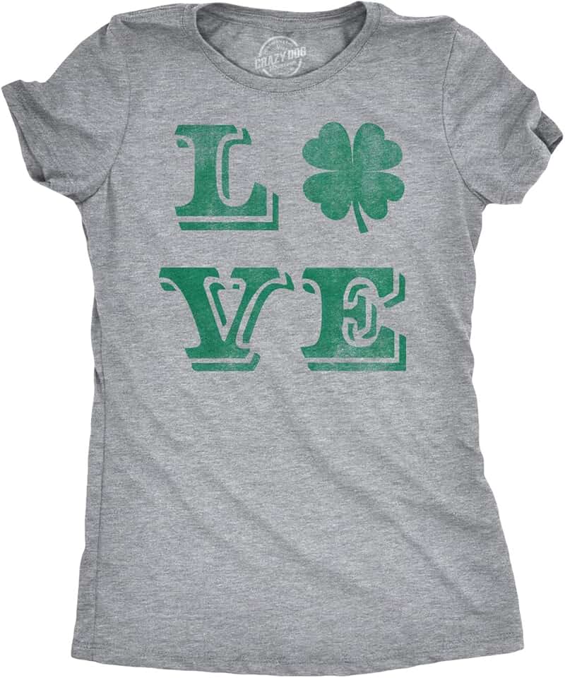 Women's St. Patrick's Day Clover Shamrock T-Shirt