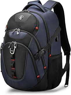 Travel Laptop Backpack with USB Port, 15.6-inch Fit