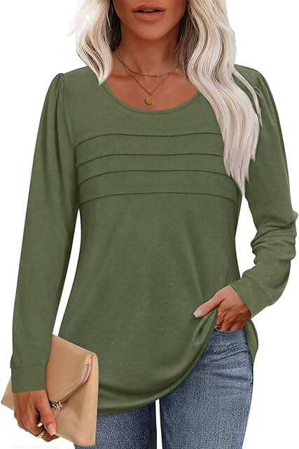 Women's Long Sleeve Fall Casual Blouse