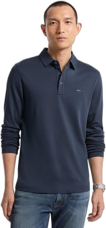 Men's Long Sleeve Sleek Polo