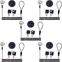 5-Pack Retractable Laptop and Tablet Security Cables