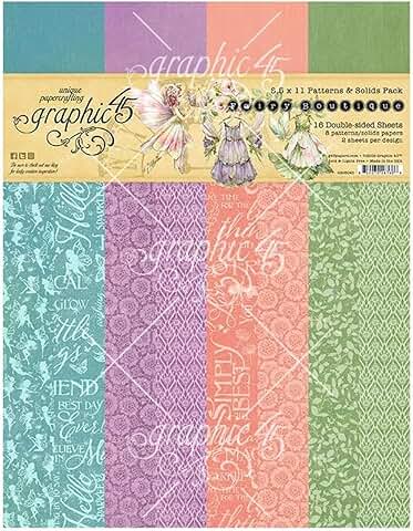 8.5 x 11 Patterns and Solids Pack