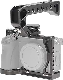 Camera Cage with Top Handle and Multiple Mounts