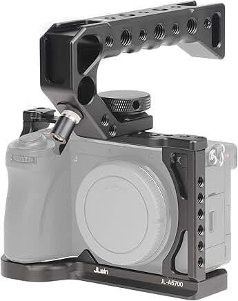 Camera Cage with Top Handle and Multiple Mounts