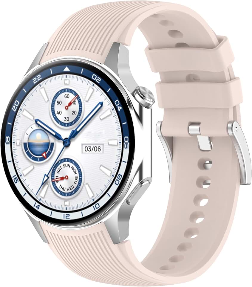 Soft silicone strap for watch, suitable for women and men