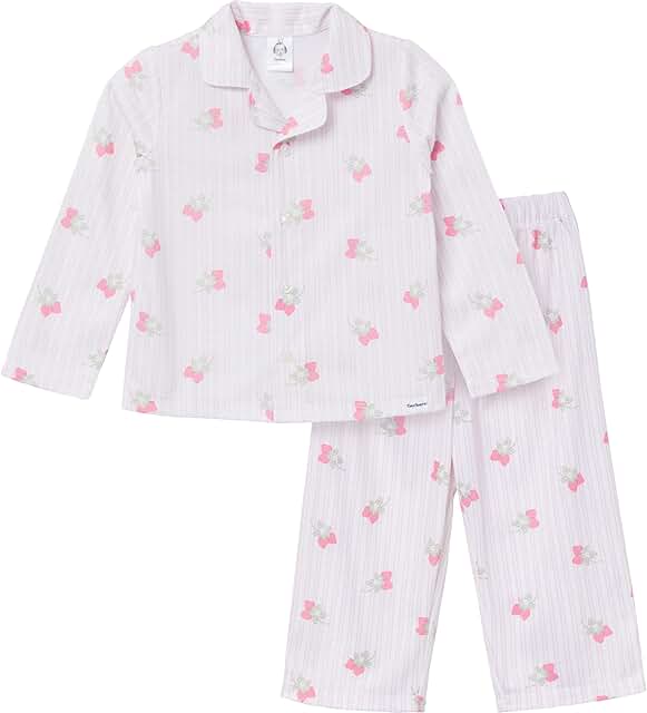 Unisex Toddler Pajama Set with Coat Style Pants