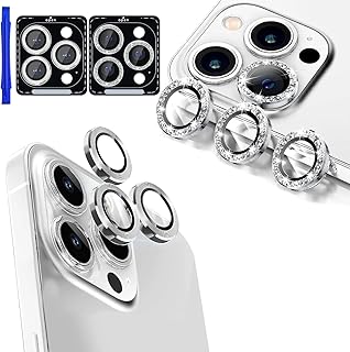 3-Pack Camera Lens Protectors for iPhone 14 Pro and Max