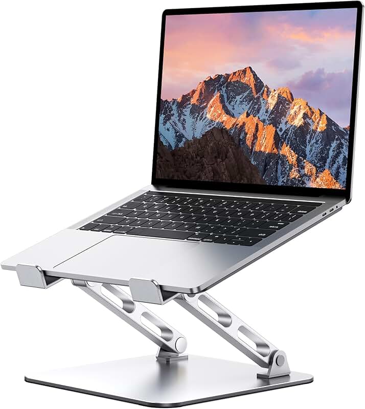 Adjustable Ergonomic Laptop Stand with Dual Support
