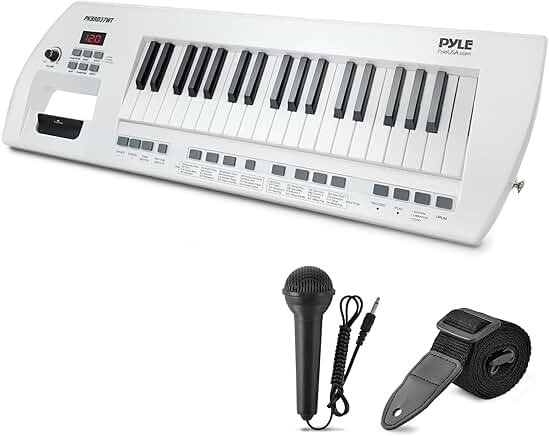 37-Key Portable Electronic Piano with Built-in Speakers