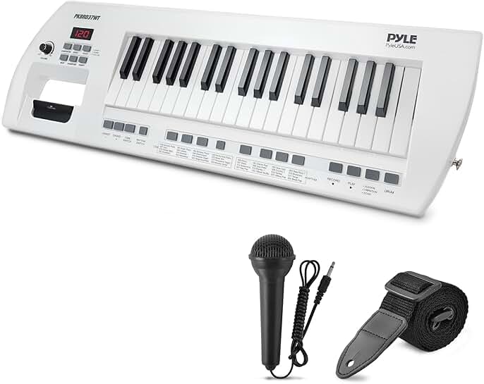 37-Key Portable Electronic Piano with Built-in Speakers
