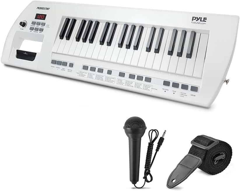 37-Key Portable Electronic Piano with Built-in Speakers