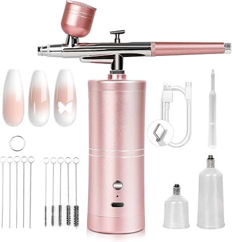 Salon-Grade Airbrush Kit for Nail Art at Home