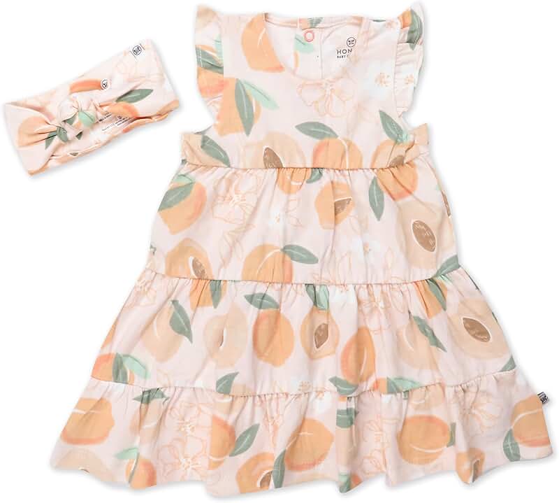 Baby Girl Dress and Headband Set