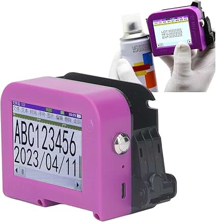 Portable Handheld Inkjet Printer for Coding