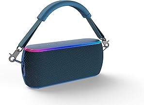Portable Bluetooth Speaker with Waterproof Design and 15-Hour Playtime