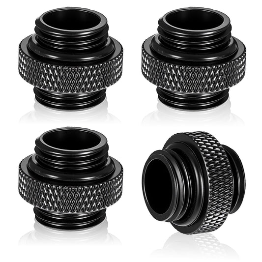 Set of four 5mm G1/4" male to male elbow fittings