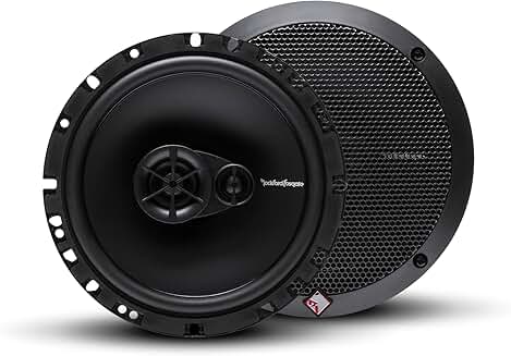 Pair of 6.5-inch 3-way full-range coaxial speakers