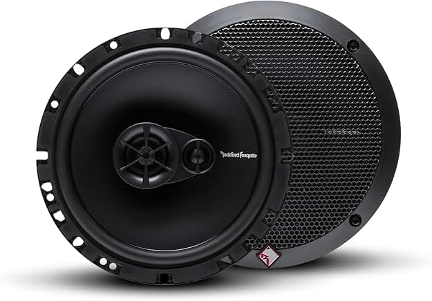 Pair of 6.5-inch 3-way full-range coaxial speakers