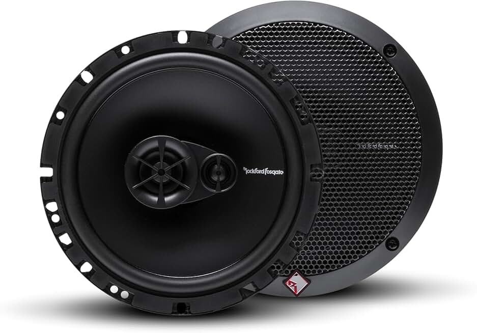 Pair of 6.5-inch 3-way full-range coaxial speakers