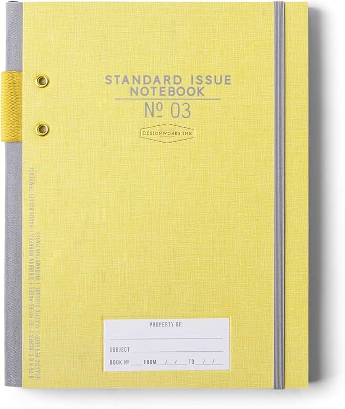 Standard Issue Notebook No.3 in Ochre