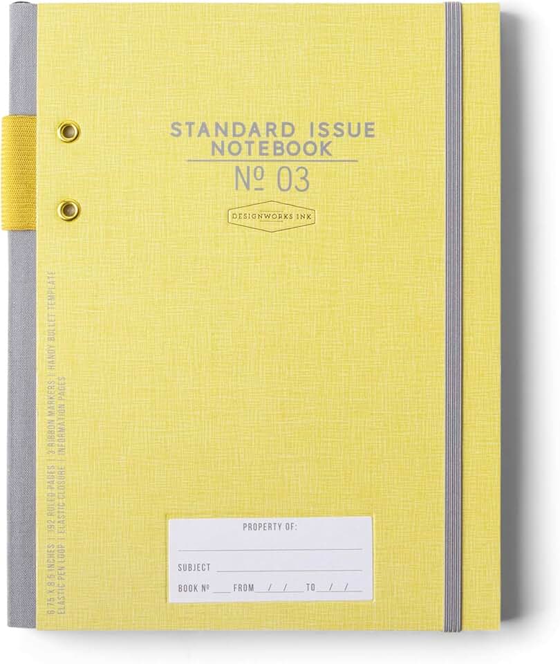 Standard Issue Notebook No.3 in Ochre