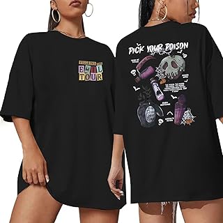 Villains Evil Tour Women's Halloween Short Sleeve Shirt