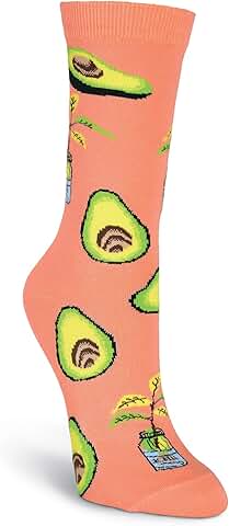 Fun Food & Drink Crew Socks for Women, 1 Pair