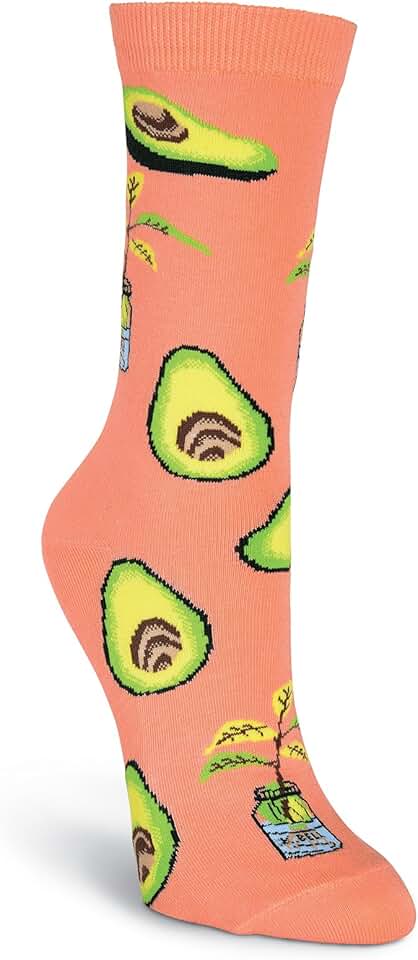 Fun Food & Drink Crew Socks for Women, 1 Pair