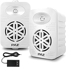 Outdoor 4-inch Waterproof Bluetooth Speakers, 2-Pack