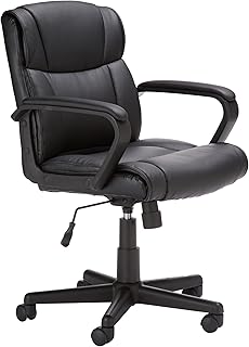 Office Computer Desk Chair with Padded Armrests