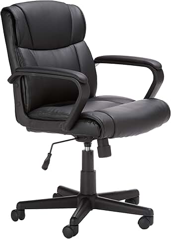 Office Computer Desk Chair with Padded Armrests