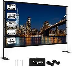 120-inch Portable Outdoor and Indoor Projector Screen