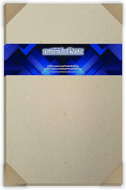 25 Sheets of 11x14 Medium Weight Chipboard