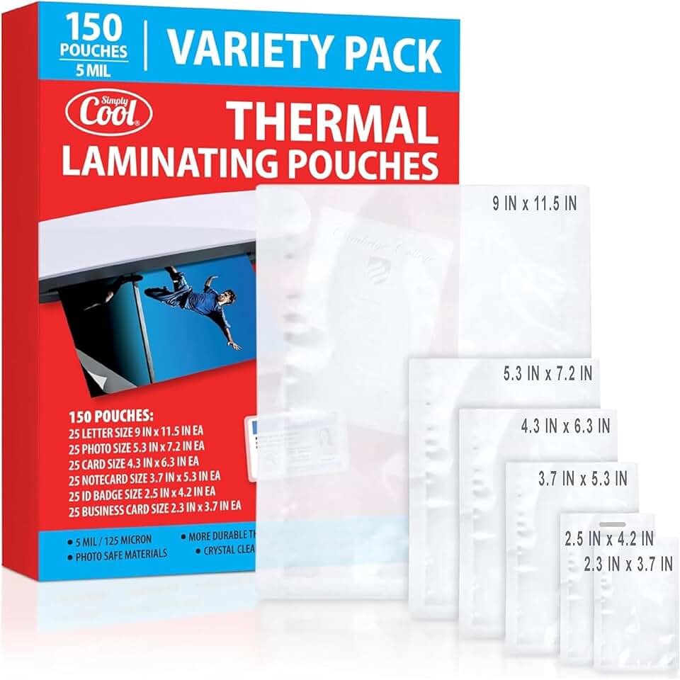 5 Million Clear Laminating Sheets for Photos and Cards