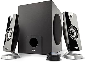 2.1 Speaker System with Subwoofer, 18W, Easy Setup