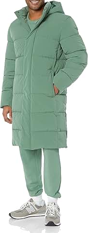Men's Hooded Long Puffer Coat