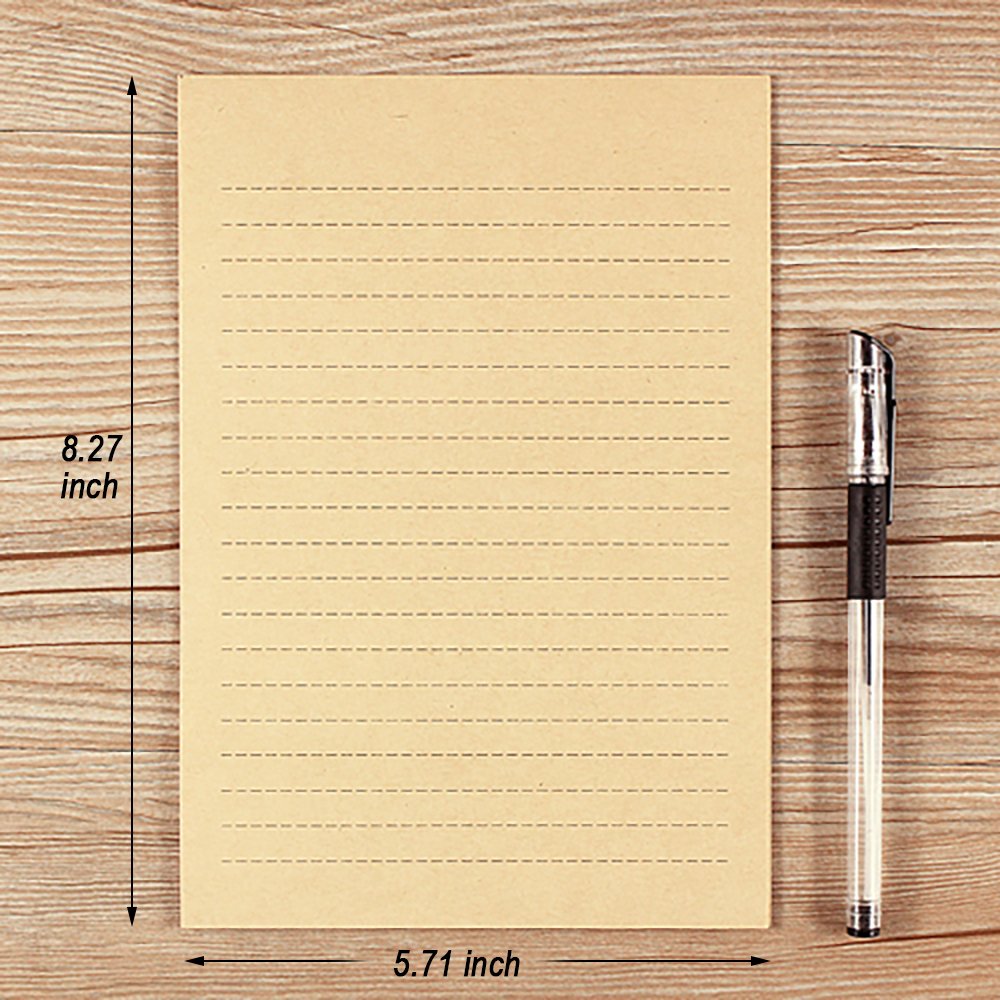 Vintage Kraft Stationery Paper, 100 Sheets, A5, 120gsm
