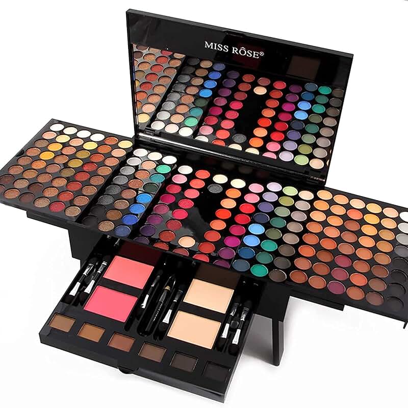 All-in-One 190-Color Makeup Set with Mirror