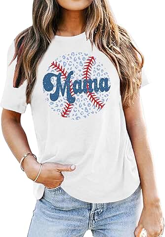 Funny Sport Mom T-Shirt with Ball Graphic