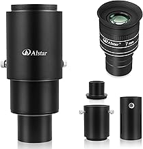 1.25-inch 58° 7mm Telescope Eyepiece with Camera Adapter Bundle