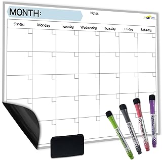 Magnetic Fridge Calendar 17x12" with Markers