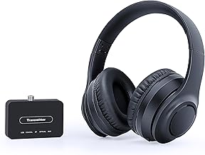 Wireless Bluetooth TV Headphones with Noise Cancelling and Long Battery