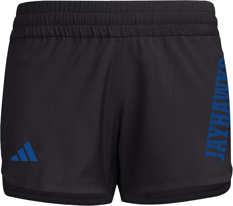 Women's woven Kansas training shorts, black/royal, X-small