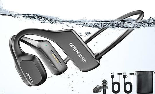 Waterproof Bone Conduction Headphones with 16GB Memory