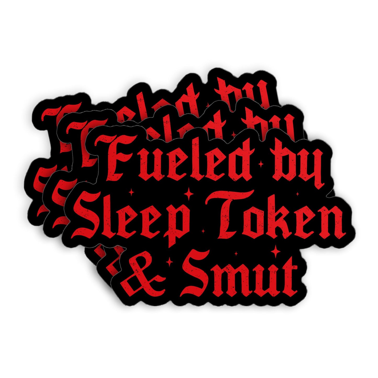 Set of 3 dark romance book stickers, 2 inches