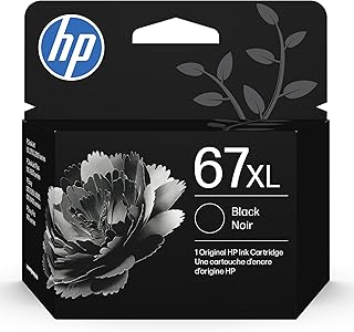 High-Yield Black Ink Cartridge for DeskJet and Envy Printers