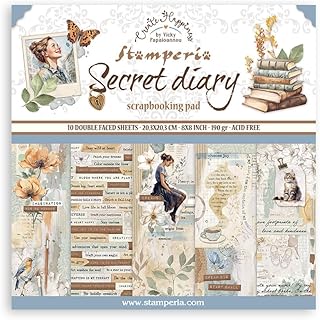 Create Happiness Secret Diary Paper Pad, 10 Sheets