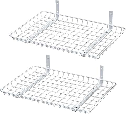 Wall Mounted Storage Shelves, 24x12 Inch, 2 Pack
