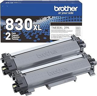 Black High Yield Printer Toner Cartridge 2-Pack