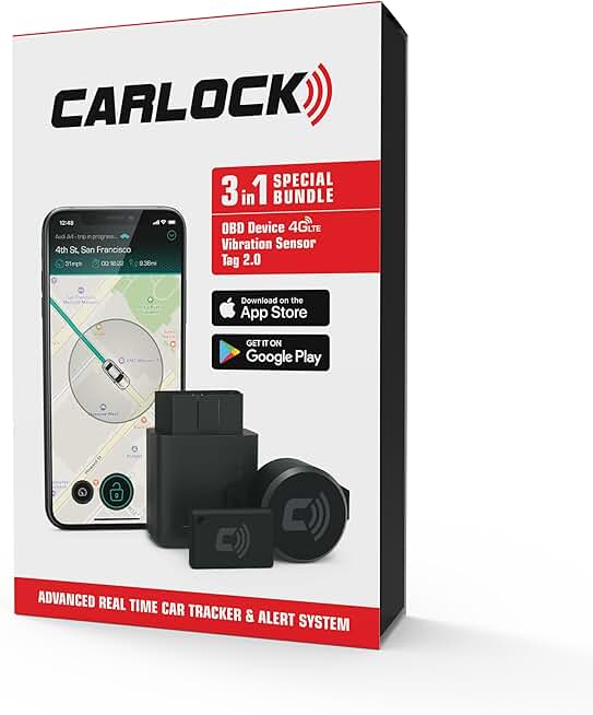 Ultimate Car Security Bundle with Tracker, Alarm, Vibration Sensor, and Tag